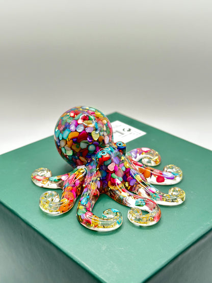 Crystal Resin Octopus Figurine – 10 cm Marine Art Sculpture for Home Décor, Aquarium & Unique Gifts | Nestora Arts