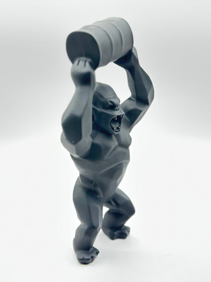 Resin Gorilla Superhero Statue – 20 cm Dynamic Figurine for Modern Home Décor & Unique Gifts | Nestora Arts