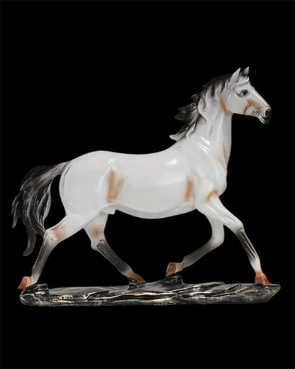 Horse Resin Statue – 27.5 cm Elegant Equestrian Figurine for Home & Office Décor | Nestora Arts