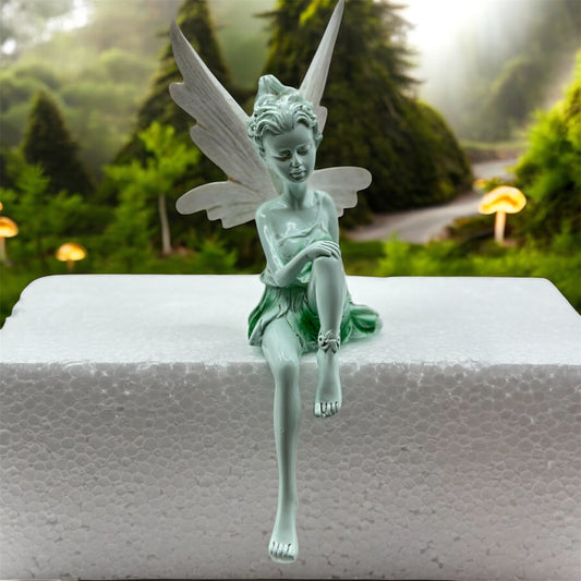Flower Fairy Resin Ornament – 18 cm Angel Statue for Home, Garden & Christmas Décor | Nestora Arts