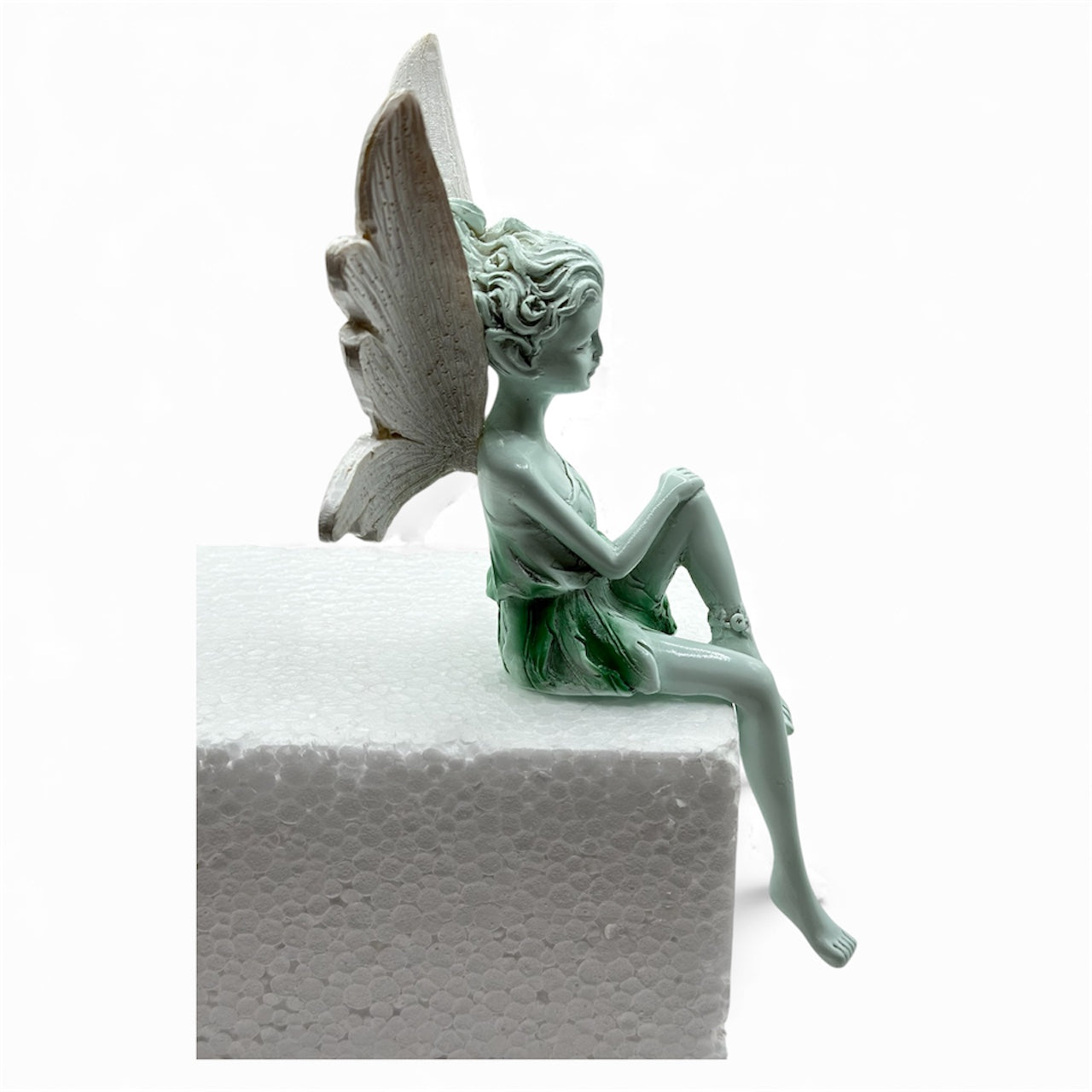 Flower Fairy Resin Ornament – 18 cm Angel Statue for Home, Garden & Christmas Décor | Nestora Arts