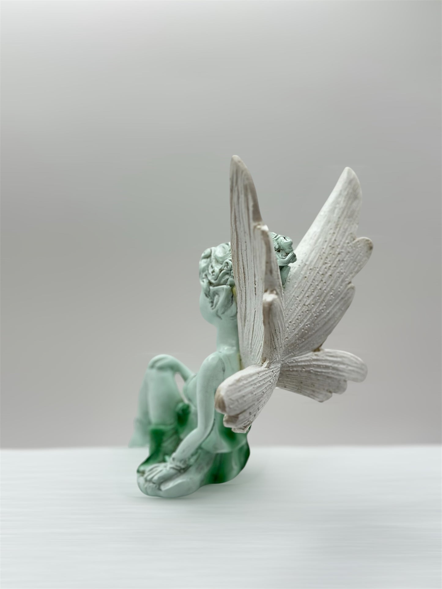 Flower Fairy Resin Ornament – 18 cm Angel Statue for Home, Garden & Christmas Décor | Nestora Arts