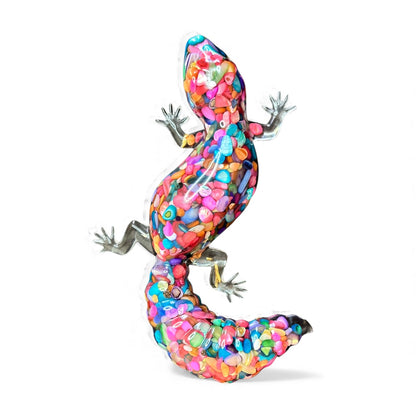 Crystal Resin Gecko – 12.5 cm Lizard Figurine for DIY Jewelry, Beach, & Holiday Décor Collectibles | Nestora Arts